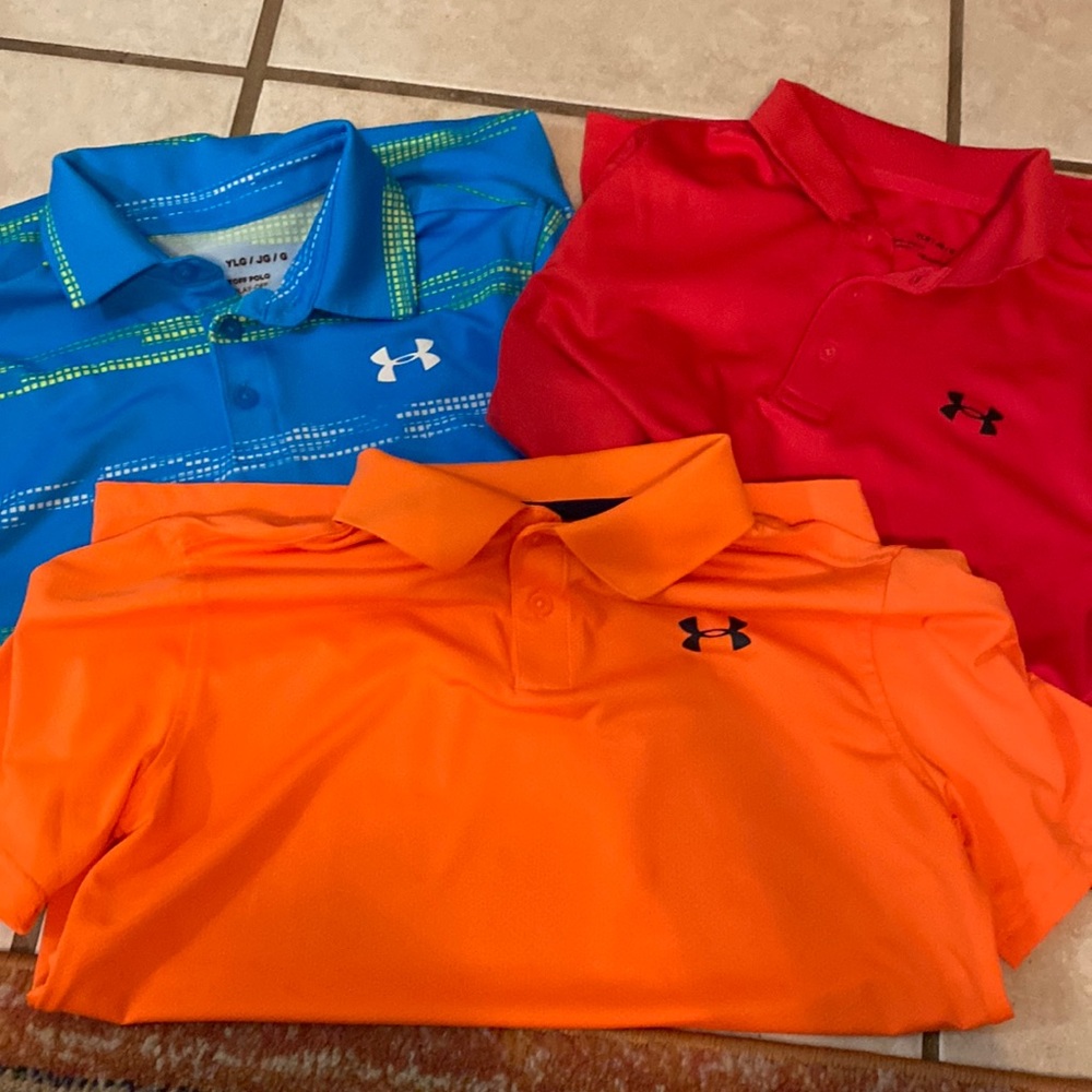 UA polos - youth Large - sold as set of 3